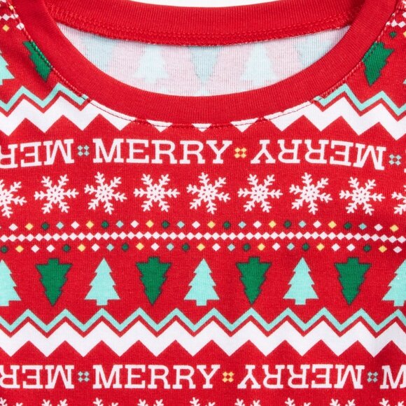 #939 Holiday Lane Little & Big Kids Merry Mix It Cotton Snug Fit Matching - Picture 2 of 4